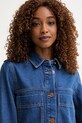 United Colors of Benetton džínová bunda dámská modrá 23C8DN097