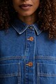 United Colors of Benetton džínová bunda dámská 23C8DN097 modrá