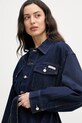 Calvin Klein Jeans jakna ženska denimasta mornarsko modra LV047F758G