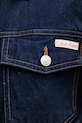 Calvin Klein Jeans jakna ženska denimasta LV047F758G mornarsko modra