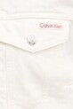 Calvin Klein Jeans jachetă de damă din bumbac LV047F776G bej