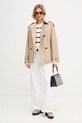 Tommy Hilfiger cappotto trench corto da donna in cotone WW0WW49586 beige SS26