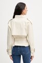Abbigliamento Tommy Hilfiger cappotto trench corto da donna in cotone WW0WW50768 beige