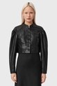 AllSaints kurtka skórzana SADIE nieocieplane czarny W008LE