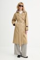Levi's trencz bawełniany BREE CLASSIC LONG TRENCH 005AP beżowy SS26