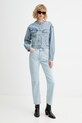 Levi's kurtka jeansowa COLLARLESS SHRUNKEN 90S 006EZ niebieski SS26