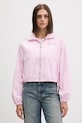 Tommy Jeans kurtka przejściowa damska różowy DW0DW22325