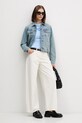 Tommy Jeans kurtka jeansowa damska DW0DW22720 niebieski SS26