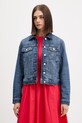 Tommy Jeans kurtka przejściowa damska jeansowa niebieski DW0DW22988