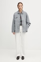 Maison Kitsuné Barn kurtka jeansowa damska QW02207WD4021