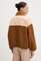 Odzież Sessun krótka kurtka damska z wełną 26213010 brązowy