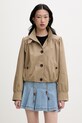 Miss Sixty kurtka damska bawełniana z elastanem beżowy 6M1WJ10000