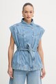 BOSS Orange безрукавка жіноча джинсова C VEST блакитний 50558679