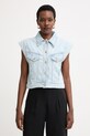 BOSS Orange damska jeansowa C VEST 1.0 niebieski 50561036
