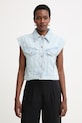 BOSS Orange damska jeansowa C VEST 1.0 niebieski 50561036