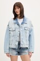 HUGO Blue kurtka jeansowa damska niebieski 50557023