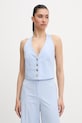HUGO kamizelka jednorzędowa damska Anuna niebieski 50558155