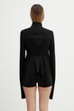 Odzież Rick Owens Lilies Naska Gary bluza rozpinana z wiskozą damska LI01F7704.JCVS czarny