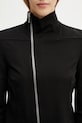 Rick Owens Lilies rozepínací mikina dámská s viskózou Naska Gary černá LI01F7704.JCVS