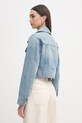 Odzież MICHAEL Michael Kors kurtka damska jeansowa MS610DYLAA niebieski
