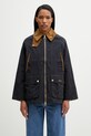 Barbour LSP0310NY91 kurtka przejściowa damska z bawełną granatowy LSP0310NY91