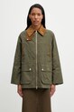 Barbour LSP0310OL72 kurtka przejściowa damska z bawełny zielony LSP0310OL72