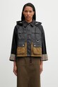 Barbour LWX1530BK11 kurtka przejściowa damska bawełniana szary LWX1530BK11