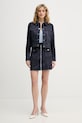 Morgan krótka kurtka damska GTRAST granatowy SS26