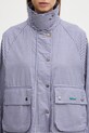 Barbour x Paul Smith Gingham Spey giacca da donna in cotone LCA0383NY71 blu navy