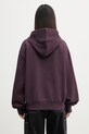 Odzież Carhartt WIP W' Hooded Casey Jacket bluza oversize bawełniana damska I032642.3MVXX fioletowy