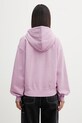 Odzież Carhartt WIP W' Hooded Nelson Jacket bluza rozpinana damska bawełniana I033830.3IBGD fioletowy
