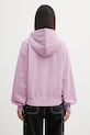 Odzież Carhartt WIP W' Hooded Nelson Jacket bluza rozpinana damska bawełniana I033830.3IBGD fioletowy