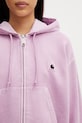 Carhartt WIP W' Hooded Nelson Jacket bluza rozpinana damska bawełniana fioletowy I033830.3IBGD
