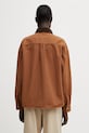 Odzież Carhartt WIP W' Prescott Shirt Jac kurtka koszulowa damska bawełniana I036513.00SGD brązowy