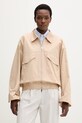 Odzież Isabelle Blanche kurtka damska bawełniana IS26SS.J005.T001 beżowy