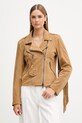 ViCOLO jachetă pentru femei, din piele bej TAB0172