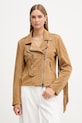ViCOLO jachetă pentru femei, din piele bej TAB0172