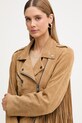 ViCOLO jachetă pentru femei, din piele bej TAB0172