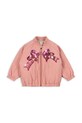 Konges Sløjd kurtka bomber dziecięca JUNO SEQUIN BOMBER JACKET KS104321.PreSpring różowy SS26