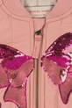 Konges Sløjd kurtka bomber dziecięca JUNO SEQUIN BOMBER JACKET KS104321.PreSpring różowy
