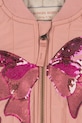 Konges Sløjd kurtka bomber dziecięca JUNO SEQUIN BOMBER JACKET KS104321.PreSpring różowy