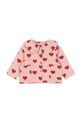 Konges Sløjd kurtka jeansowa dziecięca MAGOT COLLAR JACKET GOTS KS104356.PreSpring różowy SS26
