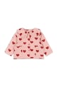 Παιδικό τζιν μπουφάν Konges Sløjd MAGOT COLLAR JACKET GOTS KS104356.PreSpring ροζ SS26