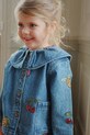 Konges Sløjd kurtka jeansowa dziecięca MAGOT SEQUIN DENIM SHIRT GOTS KS104363.PreSpring