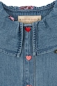 Konges Sløjd gyerek farmerkabát MAGOT SEQUIN DENIM SHIRT GOTS sötétkék KS104363.PreSpring