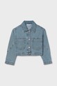 Παιδικό τζιν μπουφάν Mayoral χωρίς κουκούλα μπλε 6406.8C.Junior.PPY2