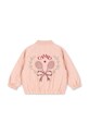 Konges Sløjd kurtka bomber dziecięca JUNO SEQUIN BOMBER JACKET bez kaptura różowy KS104887.PPY2