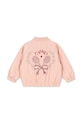 Konges Sløjd kurtka bomber dziecięca JUNO SEQUIN BOMBER JACKET bez kaptura różowy KS104887.PPY2