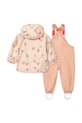 Παιδικό μπουφάν Liewood Manu Rainwear Set LW19910.G.PPY2 ροζ SS26