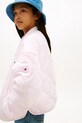 Tommy Hilfiger prešita jakna otroška KG0KG09373.128.176.PPY2 roza